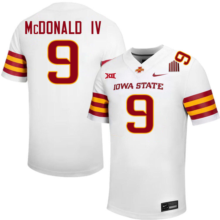 Will McDonald IV Jersey,Iowa State Cyclones #9 Will McDonald IV College Jersey Youth-White